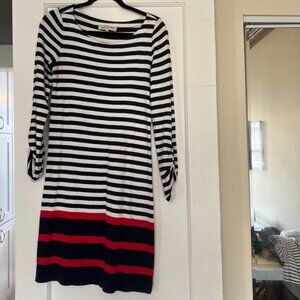Jones New York S Striped Women's Dress